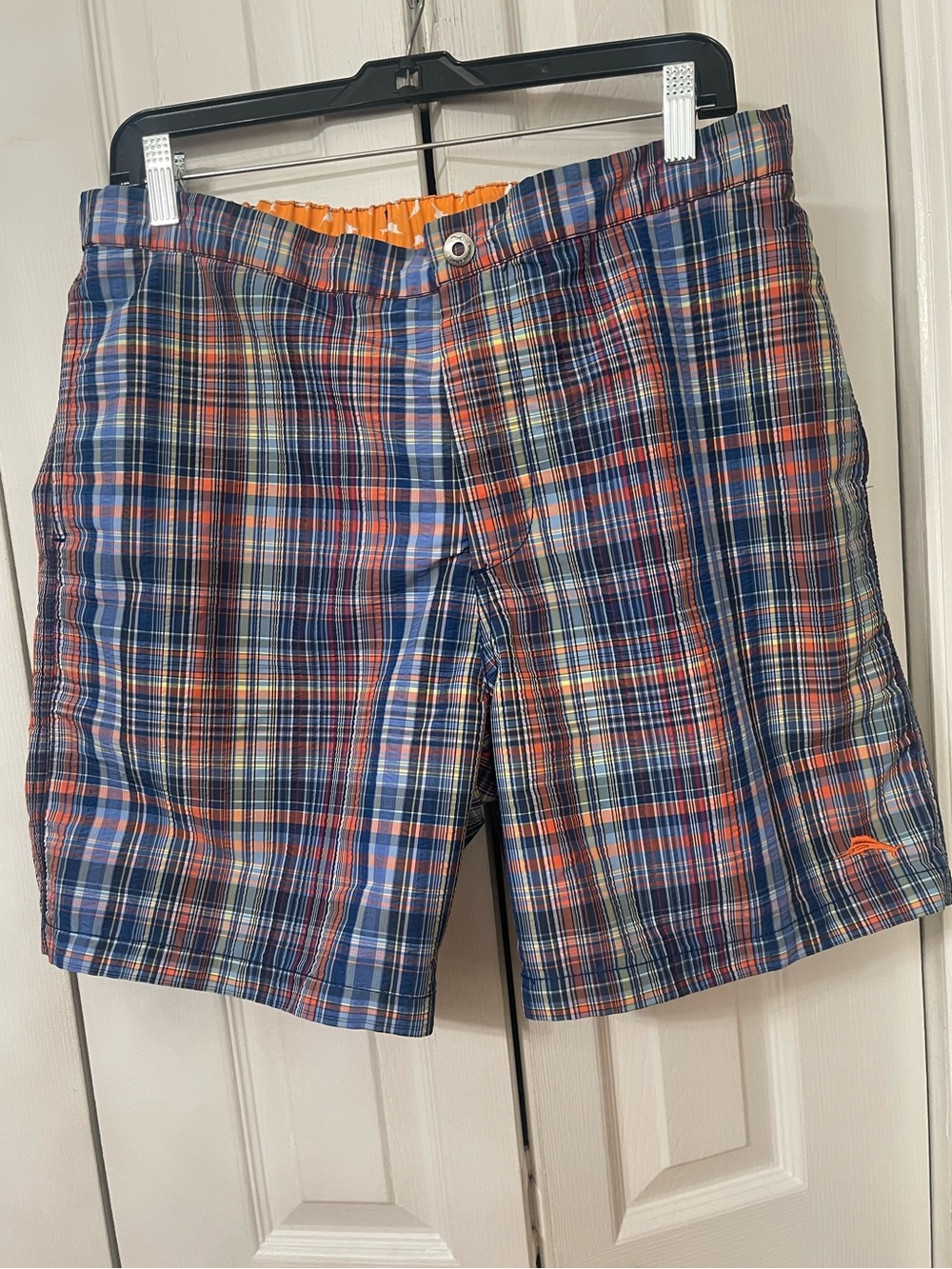 NWOT Tommy Bahama Plaid Shorts With Pockets & Mesh Lining Size Large